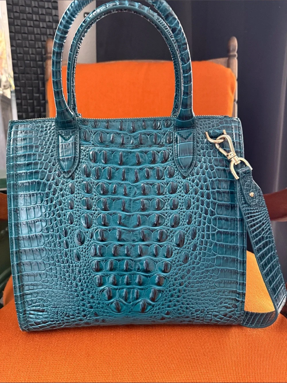Brahmin Caroline in blue/teal
